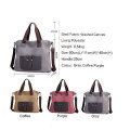 19" Top Canvas Large Capacity Shopping  Bag Crossbody Bag  Shopping Bag Cotton